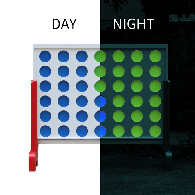 Light Wooden 4 in a Row Game Huge Outdoor Connect Four