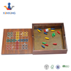 Wooden flying chess set for Kids Matching Memory Game Flying Chess Family Games