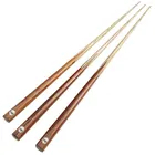 Paint-Free Single-Section Cue Stick Ash Wood Small Head Black Eight Colorful Billiard Hall Public Stick 10mm