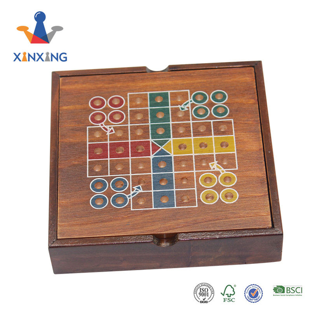Wooden flying chess set for Kids Matching Memory Game Flying Chess Family Games.