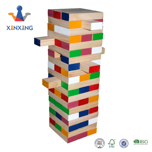 Tumbling Tower for Kids Game ,Wooden Blocks Stacking