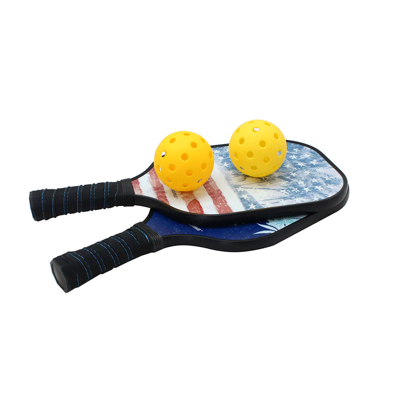 Pickleball Paddle Racket Lightweight Pickle Balls Honeycomb Core Graphite Face or Glass Fiber face Paddle Only