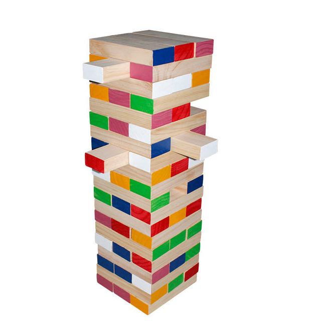 Tumbling Tower for Kids Game ,Wooden Blocks Stacking