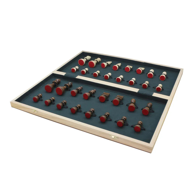 22.5 inches Large Size 53cm Foldable Wooden Chess Set with 9cm King Height Direct from Manufacturer.