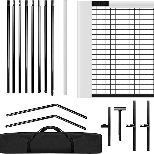  wholesale Portable Pickleball Net Regulation Size 22 FT PE Nets Steady Metal Frame for All-Weather Resistant Play in Backyards