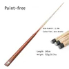 Paint-Free Single-Section Cue Stick Ash Wood Small Head Black Eight Colorful Billiard Hall Public Stick 10mm