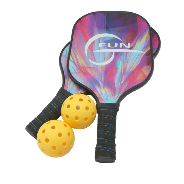 Customized oem High-end Elongated Shape Reactive Honeycomb PP Core USAPA Approved Blank T700 Carbon Skin Fiber Pickleball Paddle