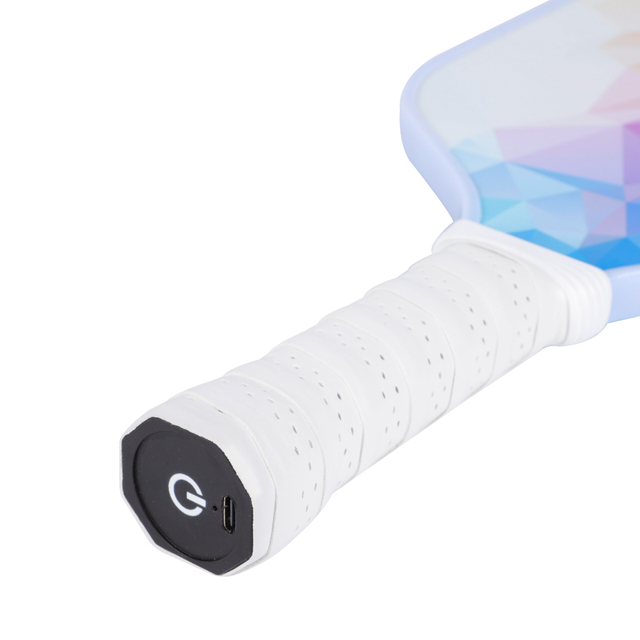  USAPA Thermoformed Pickleball Paddle LED Lights Custom T700 Carbon Fiber Titanium Accessories White Adult Training Paddle.