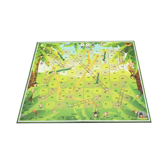  6 player Ludo Snakes and Ladders 2 in 1 Board Game Complete Set with Pegs 2 Dies for Family Game Night and Classroom for All Age