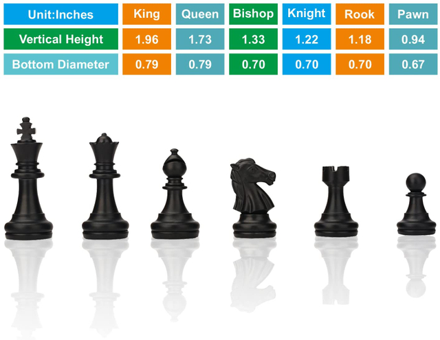 Plastic Chess Set for Kids with Folding Magnetic Chess Board-Portable Chess Set Board Game