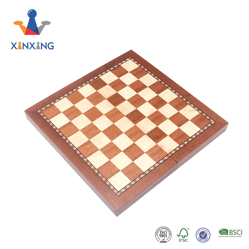 Larger Foldable Wooden Chess Set for Kids and Adults, Handcraft Travel Chess Set, Prefect Choice for Birthday, Rewards for Beginner