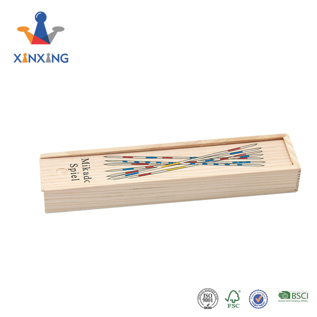 Colorful mikado wooden game set board game