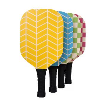  Wooden Pickleball Paddles Set with 4 Paddles 4 Balls Seven-layer Plywood Racket Pickle Ball Paddles Outdoor Game.