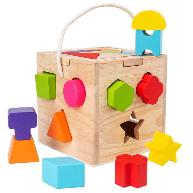  Wooden Tangram Montessori Educational Toddlers Toys for Kids baby early Learning Matching Shapes.