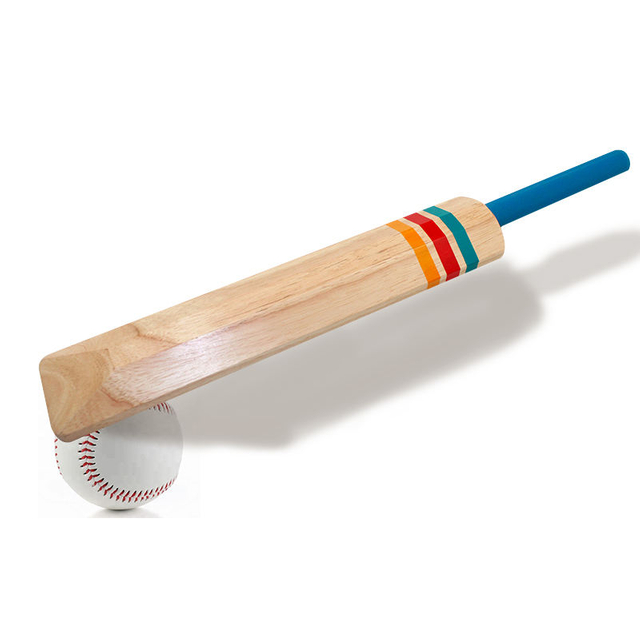 solid wood cricket bat wooden outdoor game for kids garden game croquet set