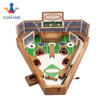 Archaistic Color Tabletop Wood Baseball Pinball Game Set Portable Board Game