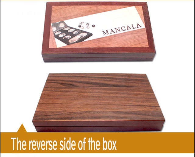  Wood Folding Mancala Board Game Travel Game Mancala Game, Solid