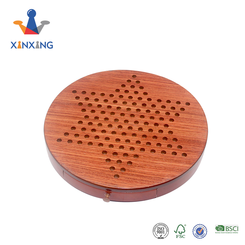 2 in 1 Flying Chess Set Wood Board Game Both International Chess And Flying Chess