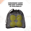 Pickleball Wood 2-Paddle Set - Pickleball Paddle Set Includes 2 Wood Pickleball Paddles, 4 Pickleballs, 1 Mesh Carry Bag, And 1 Quality Box