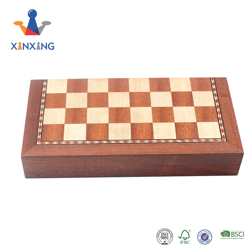 Larger Foldable Wooden Chess Set for Kids and Adults, Handcraft Travel Chess Set, Prefect Choice for Birthday, Rewards for Beginner