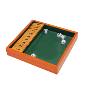 2-Player Shut The Box Wooden Board Game