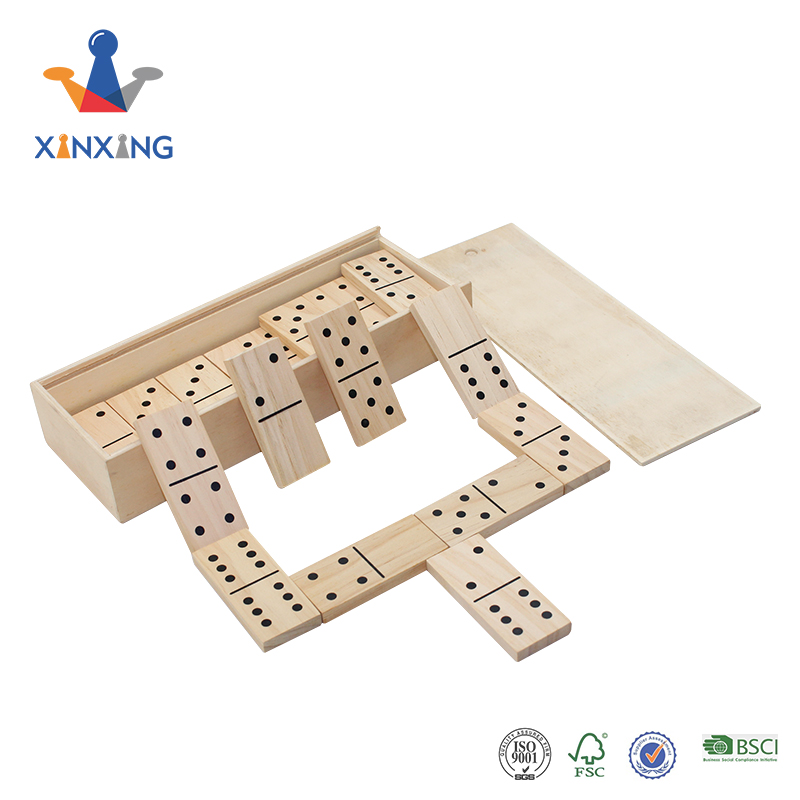 wooden domino set 