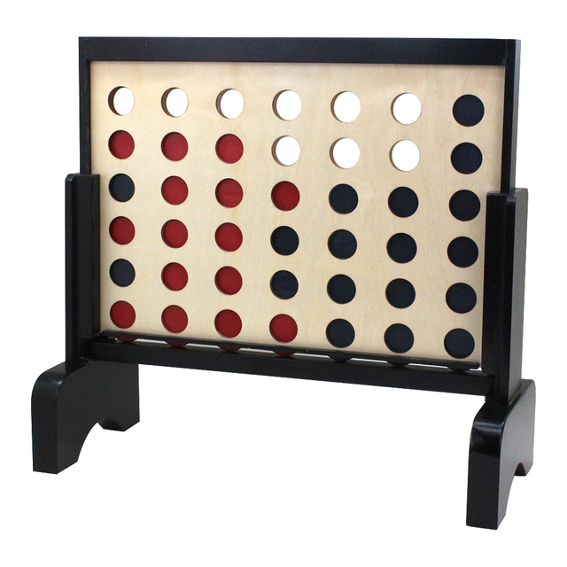 wooden outdoor game set four in a row connect 4 game for family outdoor games