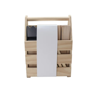  Customizable logo 10" Kubb Game With Wooden Storage Crate Outdoor Throwing Game Wood Set with Black Crown Yard Garden Games.
