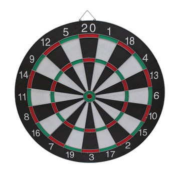  Dart Board Set 17inch Classic Style Dartboard with 6pcs Plastic Darts Set for Men&Ladies&Kids indoor party game