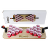 Wood Pool Pong Table Mini Beer Pong Drinking Beer Game Tabletop Beer Pong for Party Family Adults and kids New Arrivals