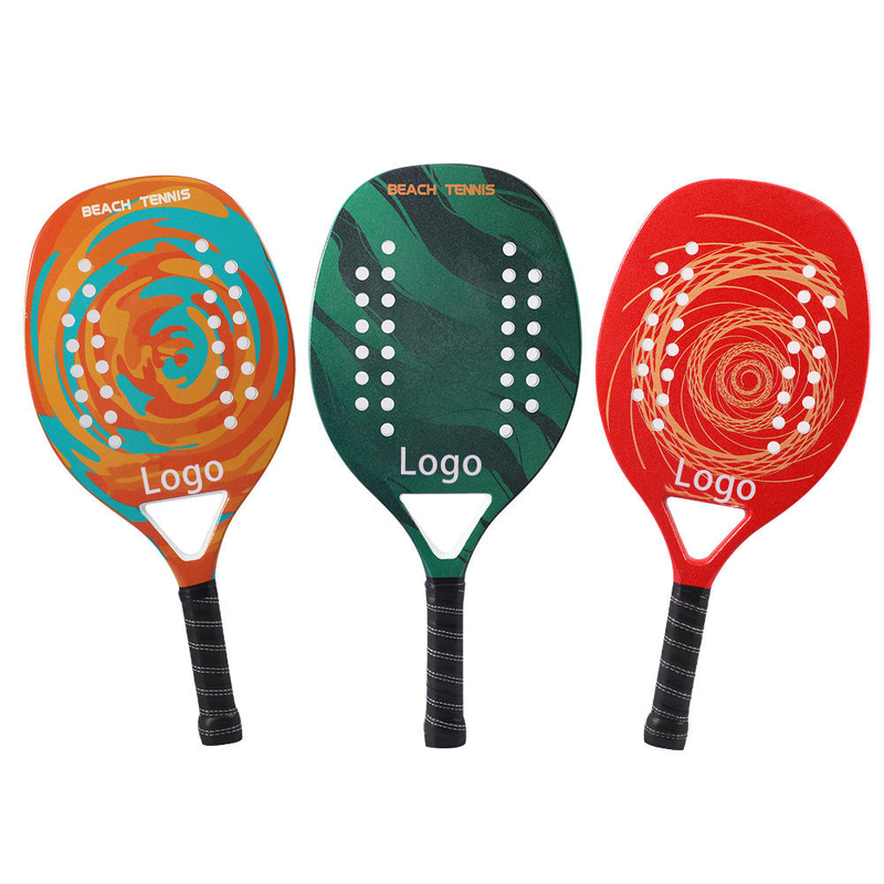  Wholesale Beach Tennis Paddle Racket Carbon Fiber 3k 12k 18k with Custom Logo Carbon Fiber Tennis Padel Racket.
