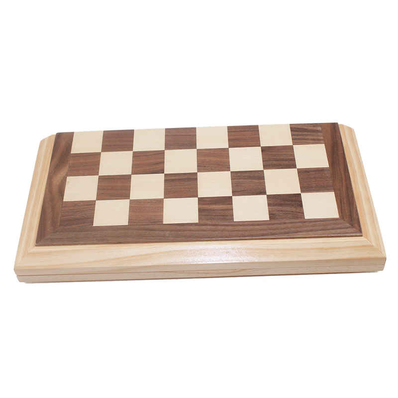 15' large chess sets with wooden inlaid