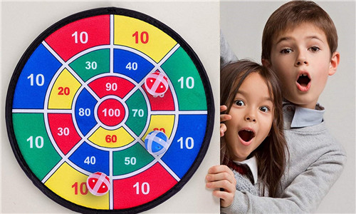 44-bristle dart board