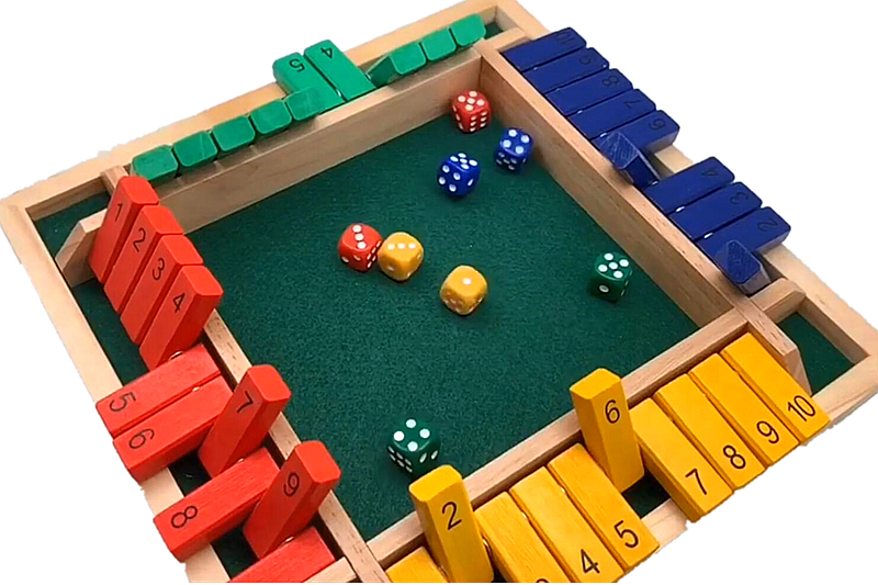 shut the box board 
