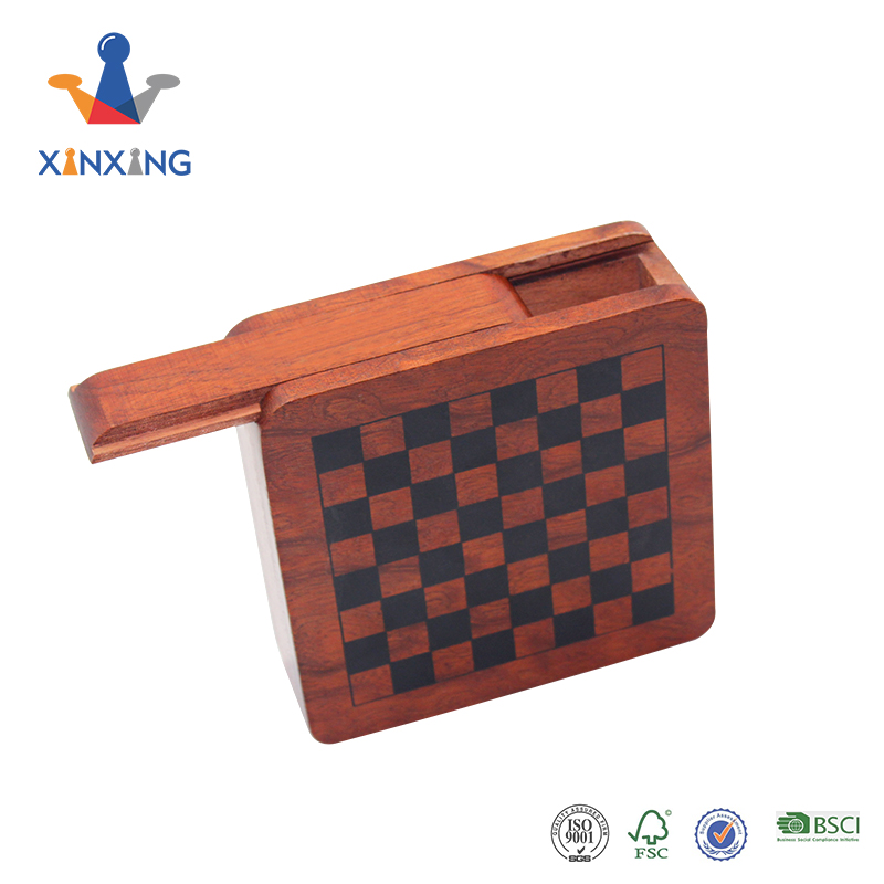 wooden chess sets with storage