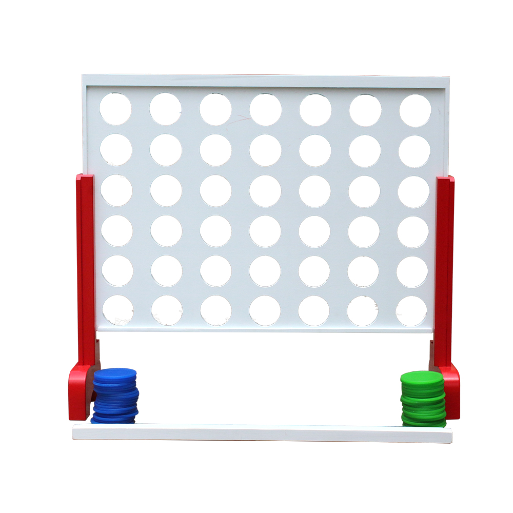 Luminous Wooden 4 in A Row Game Huge Light Connect Four
