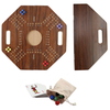 21" Board Game Original Marble 6 Colors 24 Marbles 6 Dice Wooden Table Game Set