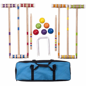 Sports 6-Player Croquet Set wooden toys