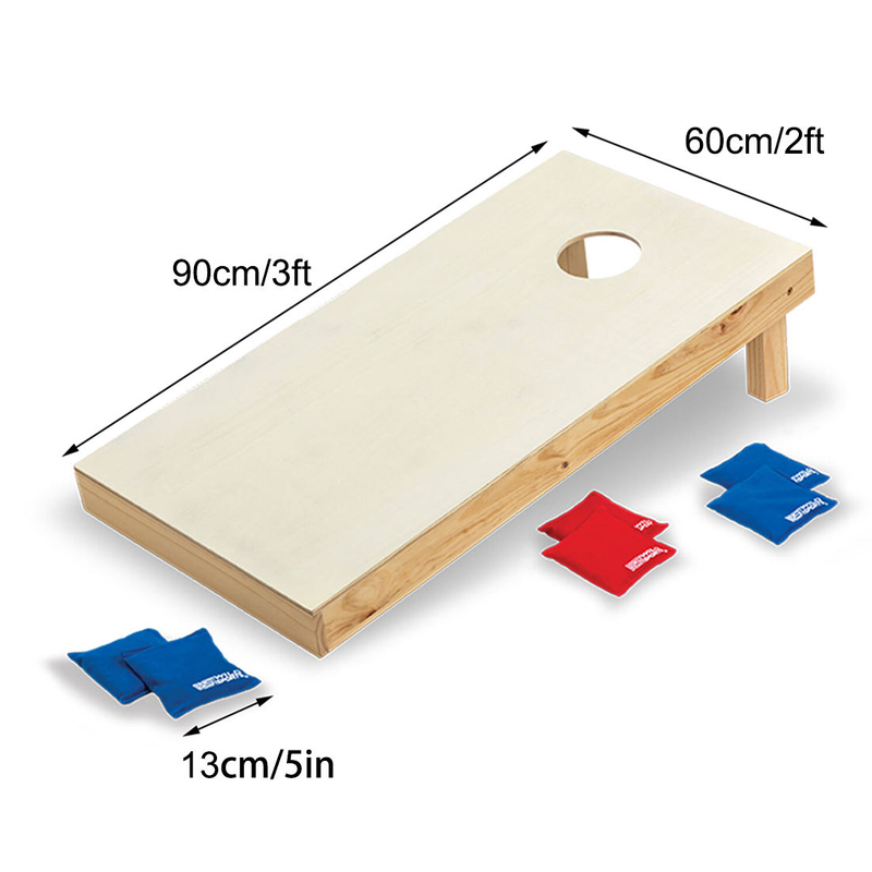 2x3 Solid Wood Premium Cornhole Sets 8 Bean Bag Toss Bags and Cornhole Boards