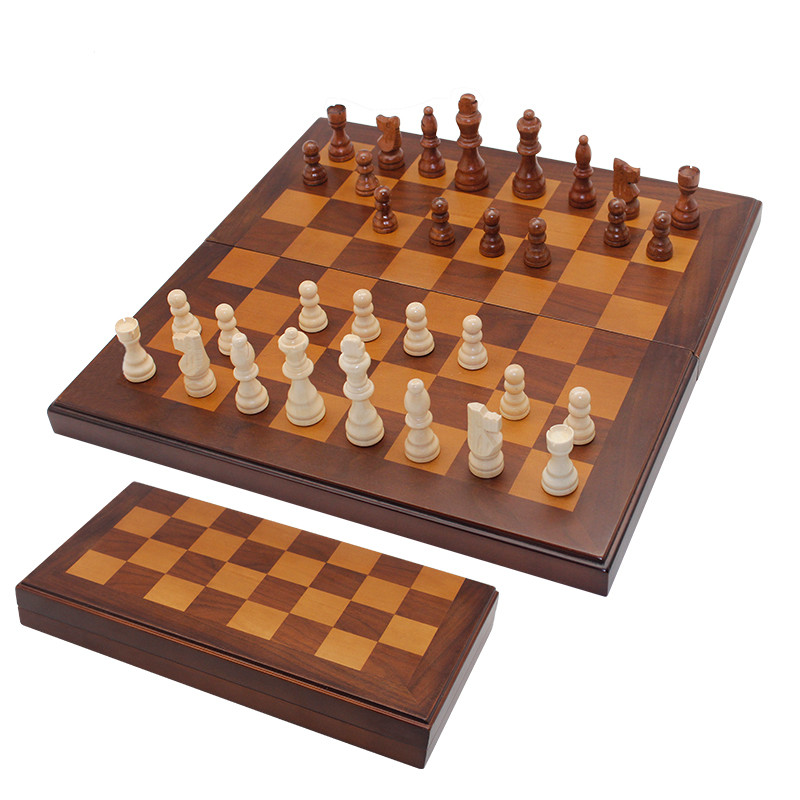 Chess Folding Wooden Board Chess with/without magnetic More than 20 years chess factory