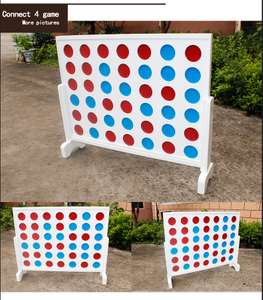 Giant Outdoor 4 in A Row Game for Backyard 4in1 Chess Game Small Educational Wooden Connect Four Game for Kids