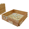 Rummy Cube Game Set 106 Rummy Tiles Game Classic Wooden Rummy Game with 4 Racks Portable for 2-4 Players
