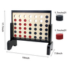 wooden outdoor game set four in a row connect 4 game for family outdoor games
