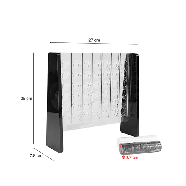 Wooden Connect 4 4 in a Row game set Custom Acrylic Connect Four 3D Board Game Educational Children Game Toy.