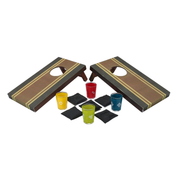  Classics Micro Bean Bag Toss: Travel Sized, (10.2" x 5.5" Boards) Mini Cornhole Game Set。