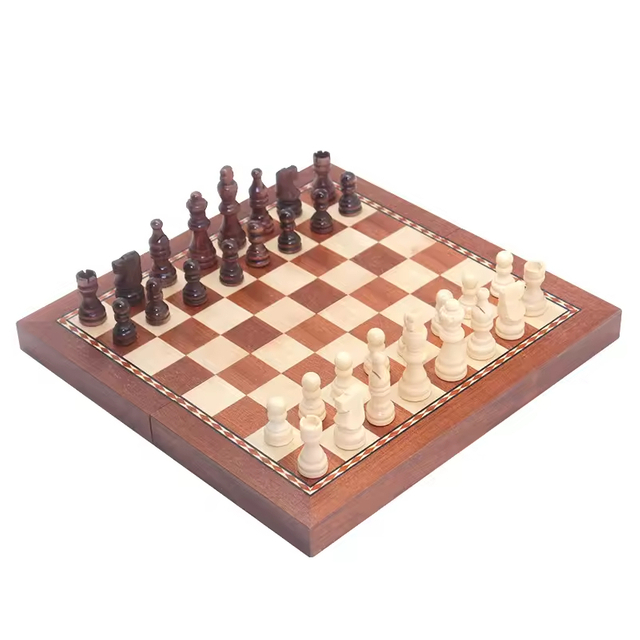 11.4'' Magnetic Wooden Chess Game Set for Beginners Kids Adults Classic Board Game.