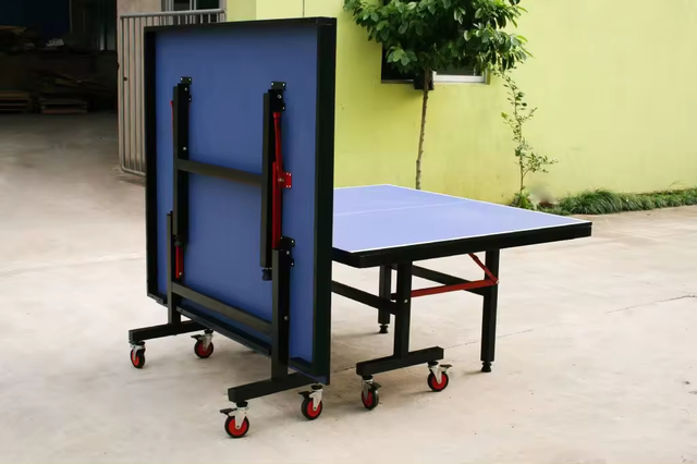 Professional Outdoor Indoor Table Tennis Table Movable Table With Wheels Eco-Friendly Anti-Corrosion Anti-UV Waterproof Features