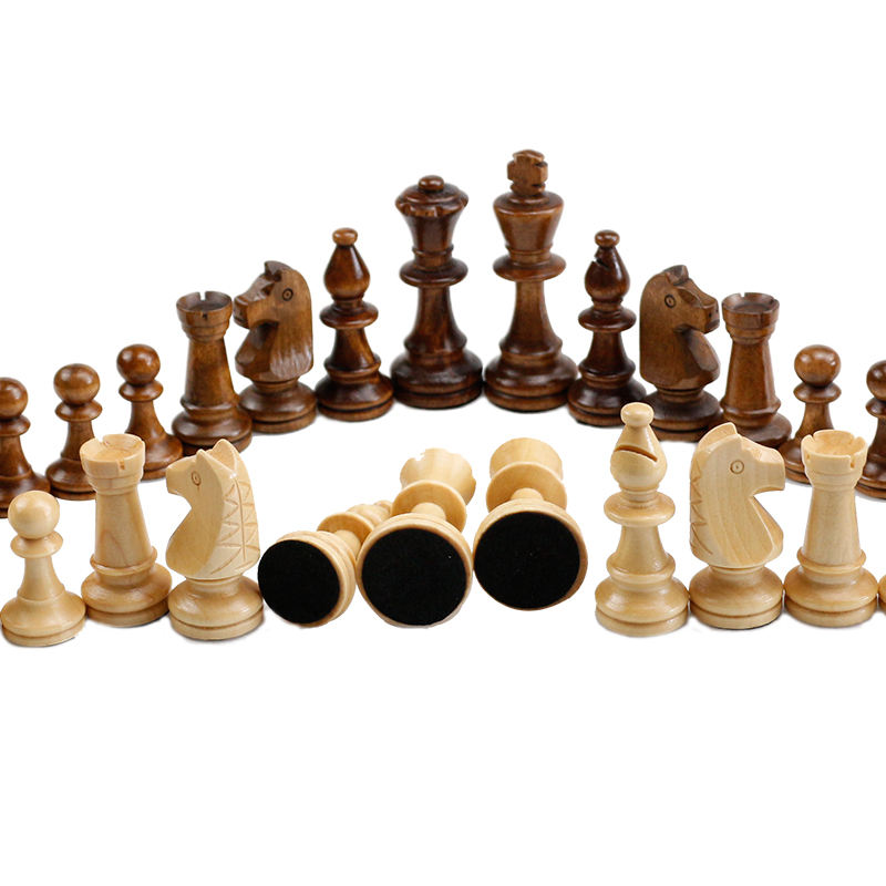 Plastic schach Chess Pieces In Size 2 or 2.5 Inch wooden pieces Meta land Crystal pawn pieces