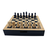 Chess Checkers 2 Games in 1 Custom Manufacturer 12" Wooden Game Set with Drawer Wooden Chess Board Chess Pieces Chessboard