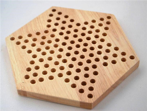 27-2-Chinese checkers wooden board